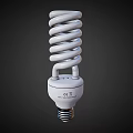Efficient Spiral Energy Saving Light Bulb For Daily Home Lighting Use 3d model