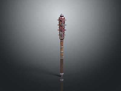 Sci-fi Hammer Sci-fi Stick Mace Sci-fi Weapon Ancient Weapon Hammer Cold Weapon Medieval Item 3d model