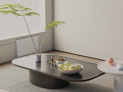 Modern coffee table model