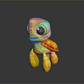 Turtle Cartoon Turtle Snapping Turtle Chickbill Turtle Reptile Cold Blooded Animal Reptile Class 3d model
