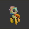 Turtle Turtle Cartoon Turtle Snapping Turtle Chickbill Turtle Reptile Cold Blooded Animal Reptile Reptile Class 3d model