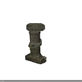 Ancient Stone Pillars With Intricate Dragon Carvings And Historical Inscriptions