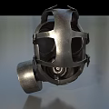 Tactical Military Gas Mask As Weapon With Metal Dual Lenses And Filter