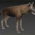 Realistic 3D Reptile Model with Blue Background and Detailed Skin Texture