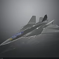 Aerospace Spacecraft With Silver Streamlined Design And Wing Structure For Space Exploration