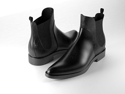 Modern Boots 3d model