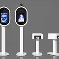Commercial Face Recognition Devices With Touchscreen Terminals And Self Service Kiosk Stands