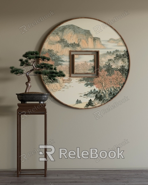 New Chinese Hanging Painting Decorative Painting model