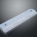 Modern Metal Chain Suspended Chandelier Long Strip Design for Contemporary Living Spaces
