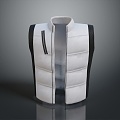 Vest waistcoat cotton waistcoat down waistcoat down jacket thick waistcoat winter coat cotton coat 3d model