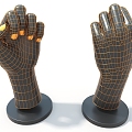 Hand Trophy Hand Mechanical Device Cypunk Sphere Hard Surface High Tech Industrial Parts 3d model