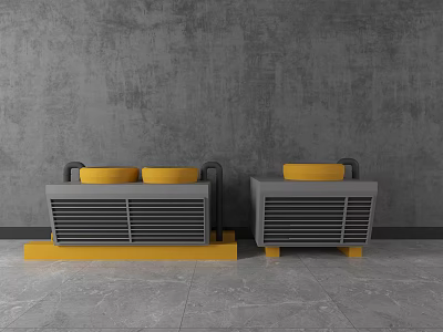 Modern fan roof machine 3d model Modern fan roof machine 3d model