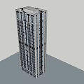 Modern High Rise Office Building With Glass Windows And Contemporary Design