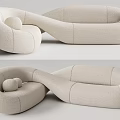 Modern Alien Sofa Alien Multiplayer Sofa Mobius Ring 3d model