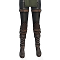 Archer Warrior Costume Clothes Warrior Costume Armor Ancient Clothes Costume suit 3d model