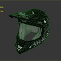 Tactical Weapon Helmet Featuring Black Color White Graphics And ONE Logo Design For Protection