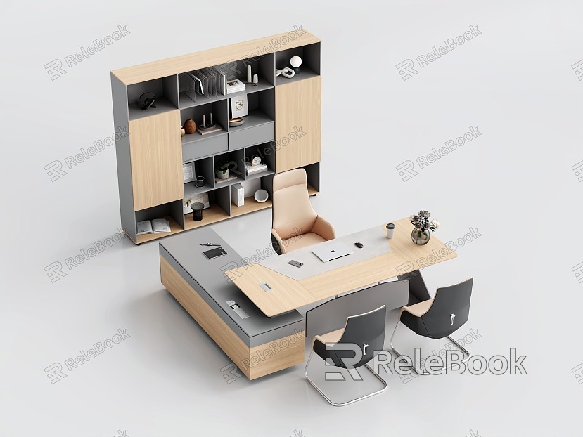 Office desk and chair desk manager desk and chair boss desk and chair president desk and chair office sofa coffee table combination filing cabinet model