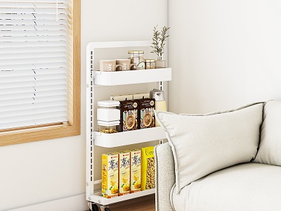 Living room cart food snacks food storage rack model