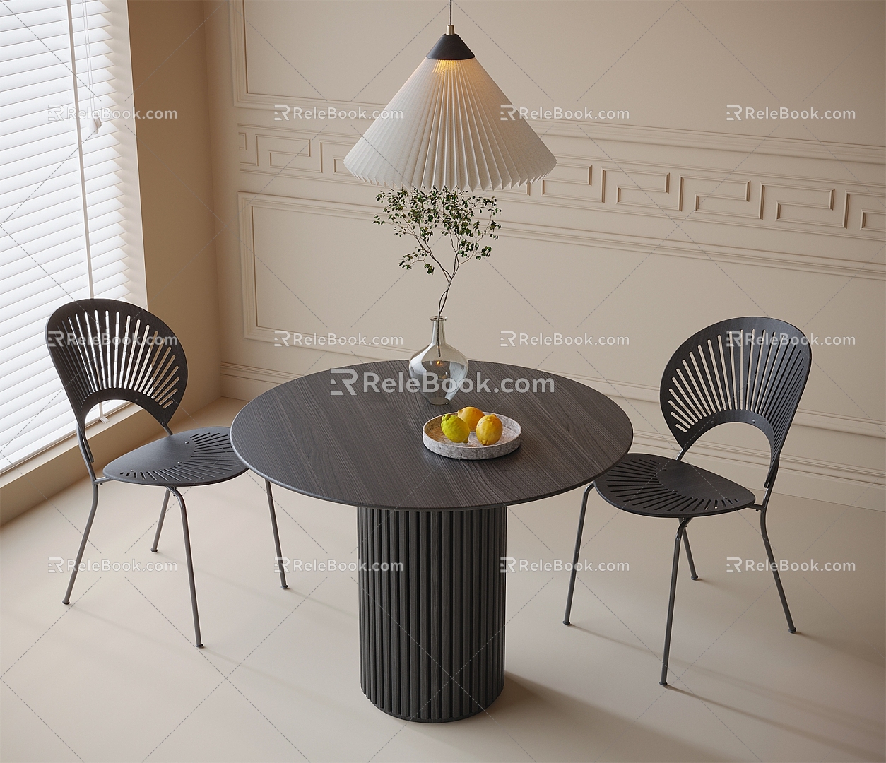 Modern Coffee Table and Chair Negotiation Table and Chair Casual Table and Chair 3d model