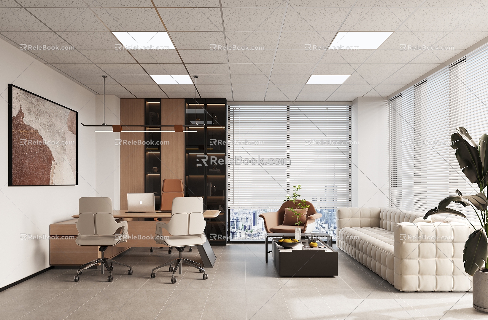 Office Area 3d model