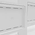 Simple Modern Ceiling Structural Design With Frame Lines And Mounting Components