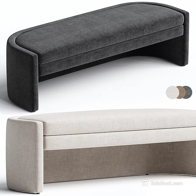 Modern Sectional Sofa With Comfortable Upholstery And Multiple Color Options 3d model 