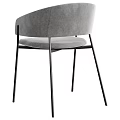 Stylish Upholstered Accent Chair With Metal Legs And Multiple Color Options