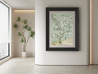 New Chinese Decorative Painting 3d model