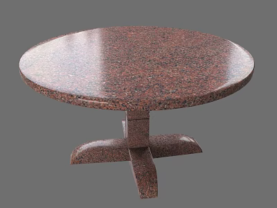 Marble Table Stone Table Park Table Community Table Round Table Leisure Table Round Table 3d model