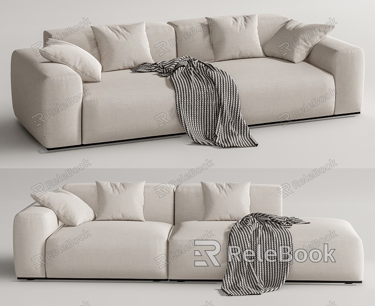 Modern Bonaldo double sofa model