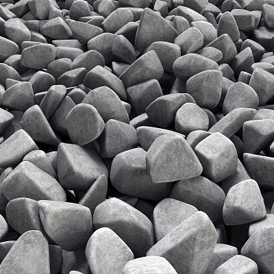Modern Stone Pebbles Stone Stone Combination Stone Garden Stone Pebbles Stone Garden Stone Stone Paving Rock Granite Gravel 3d model