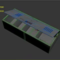 Metal Storage Box With Divided Compartments And Lid For Household Organizing