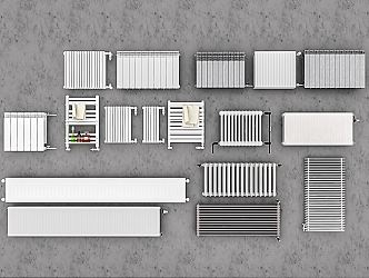 Modern Radiator 3d model