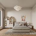 Modern Kids Room With House Shaped Storage And Cozy Bed