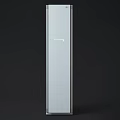 Sleek Modern Stainless Steel Double Door Refrigerator With Contemporary Design For Kitchen Use