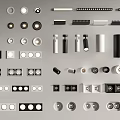 Modern Downlights And Spotlights With Various Designs And Colors For Home Lighting