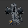 Modern Robot Mech Warrior Mech Soldier Machine Battlearm Mechanical Battlearm 3d model