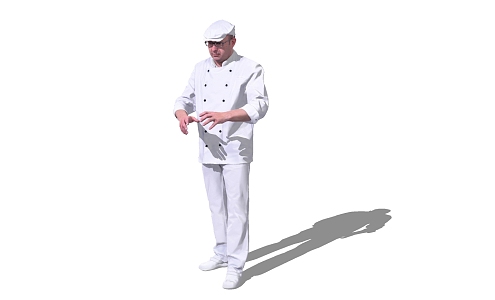 modern man 3d model