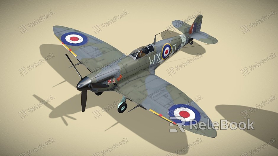 Super Spitfire Fighter model