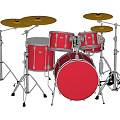 Drum set 3d model