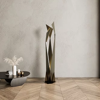 Modern floor lamp 3d model