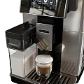 Automatic Stainless Steel Espresso Machine Brewing Coffee As Kitchen Appliance