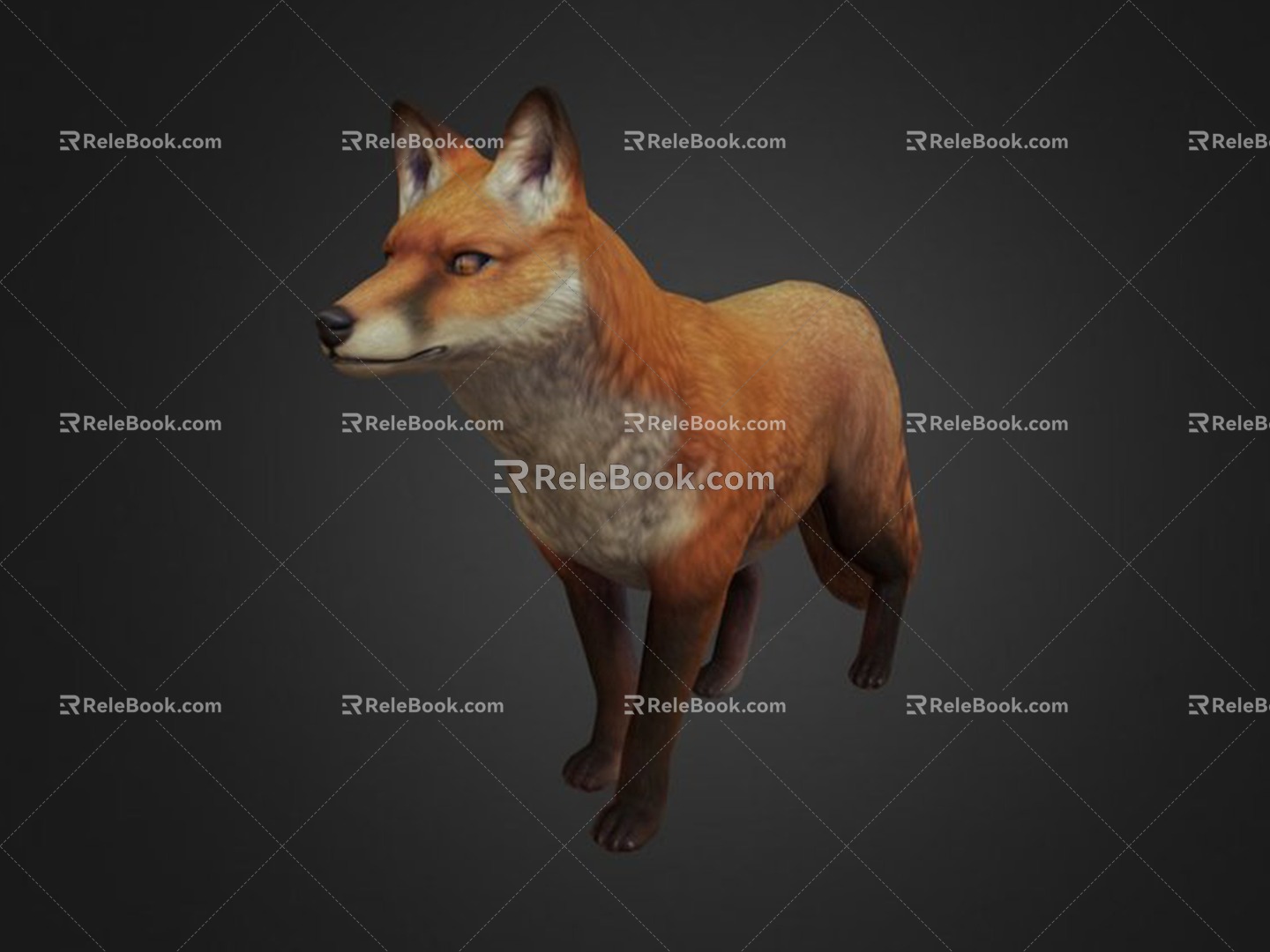 Fox 3d model