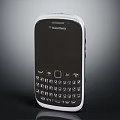 Classic Blackberry Mobile Phone With Physical Keyboard And Electronic Design Features 3d model