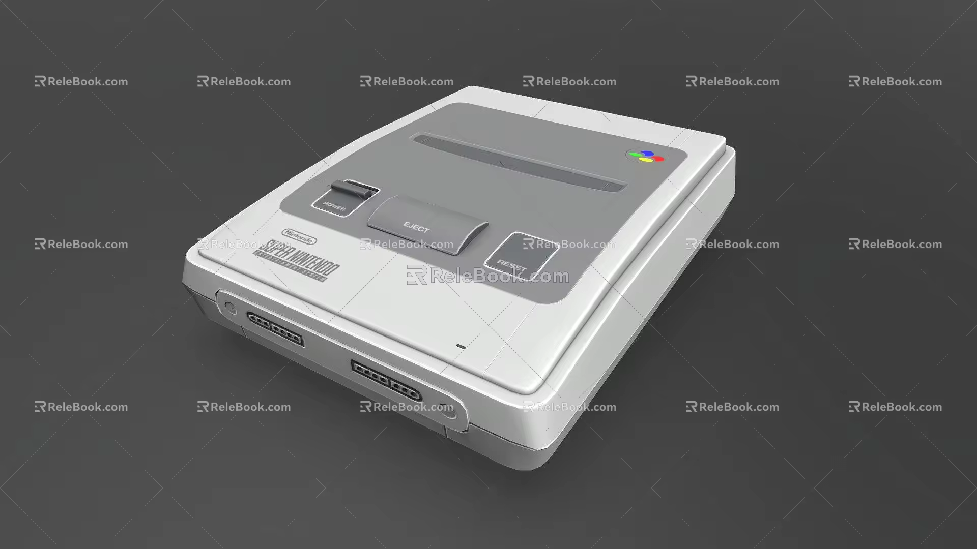 Modern Game Machine Super Nintendo Classic 3d model