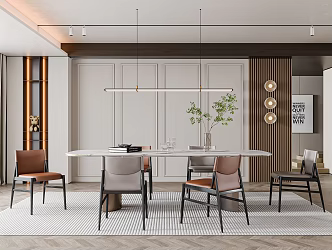 Modern Restaurant 3d model
