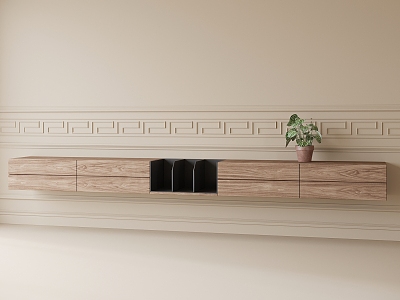 Modern Suspended TV Cabinet model