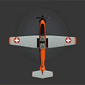Two Orange And White Passenger Planes Featuring Propellers And Wing Logos In Flight View