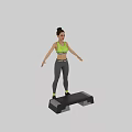 Realistic Reptile 3D Rigged Model With Front And Back Views