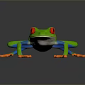 Frog Poison Frog Game Frog Reptile Cold Blooded Animal Reptile 3d model